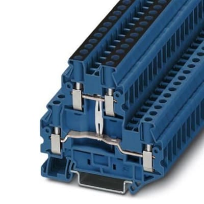 Phoenix UTTB 4-Pv Floor terminal - 4 mm², blue, Screw connection