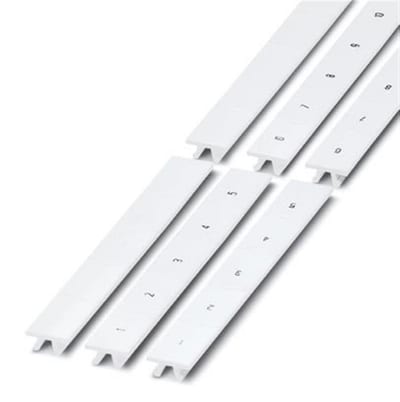 Phoenix ZB15 LGS Label strip - L1, L2, L3, N, PE, 15mm, white