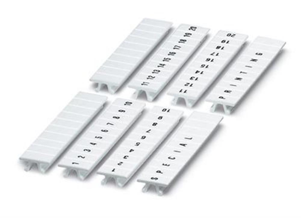 Phoenix ZB4 LGS Label strip - 31 - 40, 4mm, white