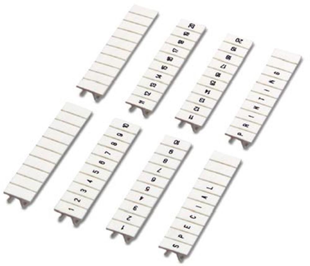 Phoenix ZB5 QR Label strip - 81 - 90, 5mm, white