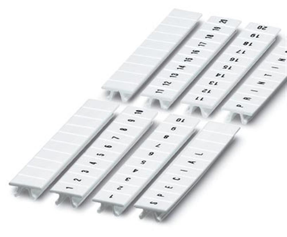 Phoenix ZB6 LGS Label strip - + ( plus ), 6mm, white