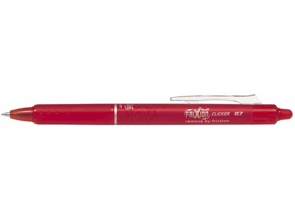 Pilot FriXion Clicker Pen - 12PCS, red