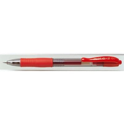 Pilot G-2 Pen - 12PCS, red