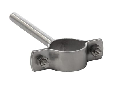 Pipe Holder with Handle Acid-Resistant Pickled - 28mm