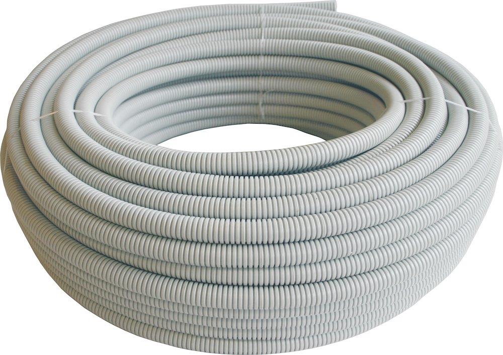 Pipelife InFlex Flex Pipe low friction - 20mm, grey, PP ( Polypropylene ) Halogen-Free