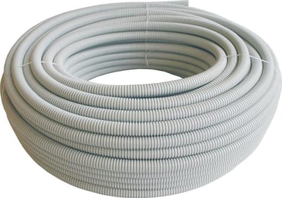 Pipelife InFlex Flex Pipe low-friction - 40mm, grey, PP ( Polypropylene ) Halogen-Free