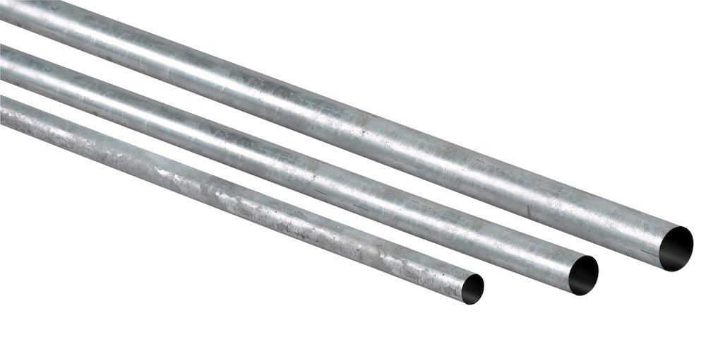 Pipelife Installation Pipe - 40mm, 4M, steel ( Hot-dip galvanised )