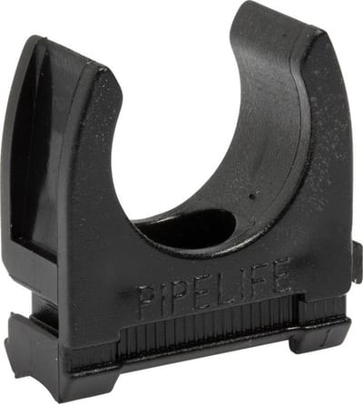 Pipelife Pipe Holder UV Resistant - 32mm, black