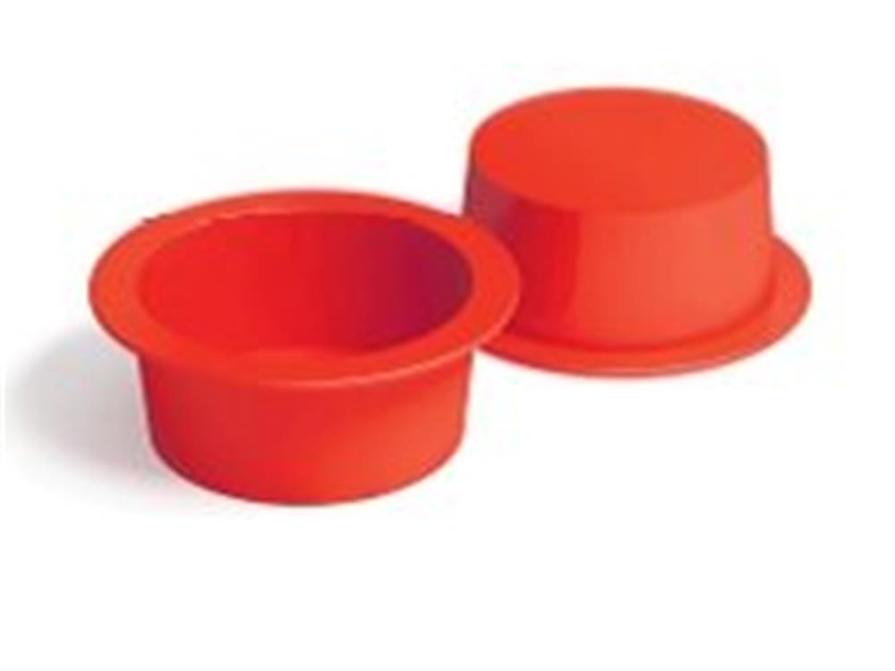 Plastic Plug conical red - 9.9mm, 15mm, 10mm