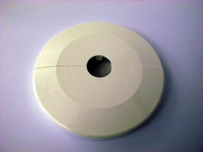 Plastic Rosette - 18mm, white RAL 9010
