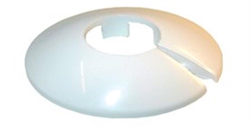 Plastic Rosette - 22mm, white 512699