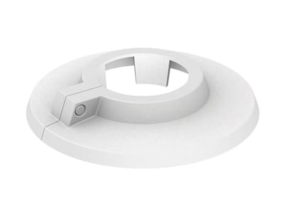 Plastic Rosette - 22mm, white 718965