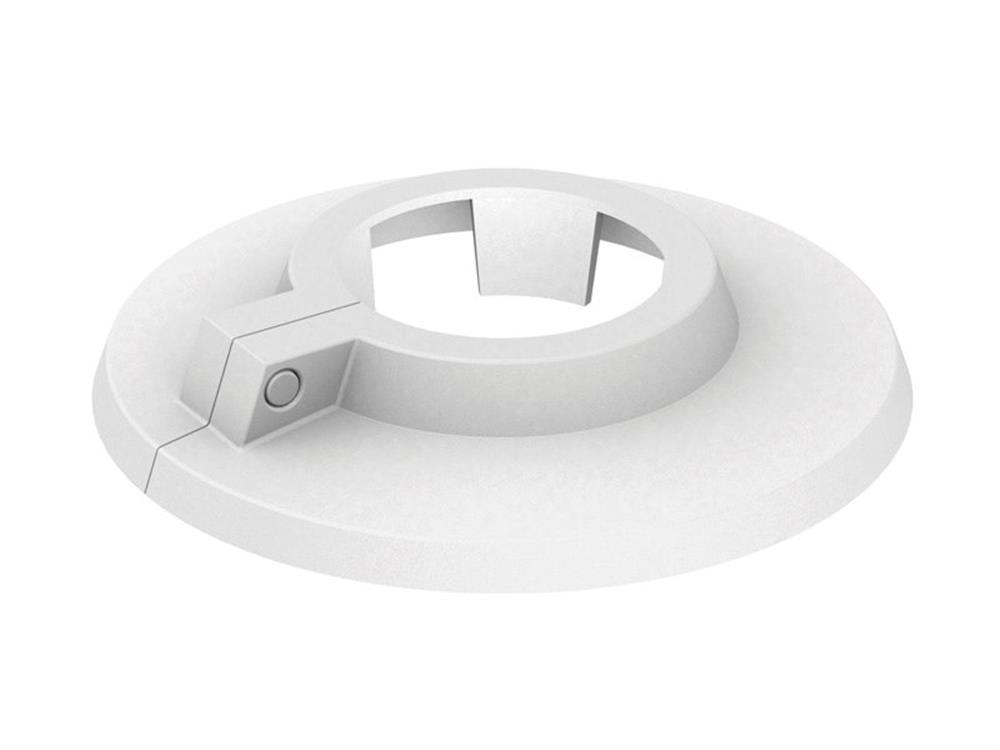 Plastic Rosette - 35mm, white