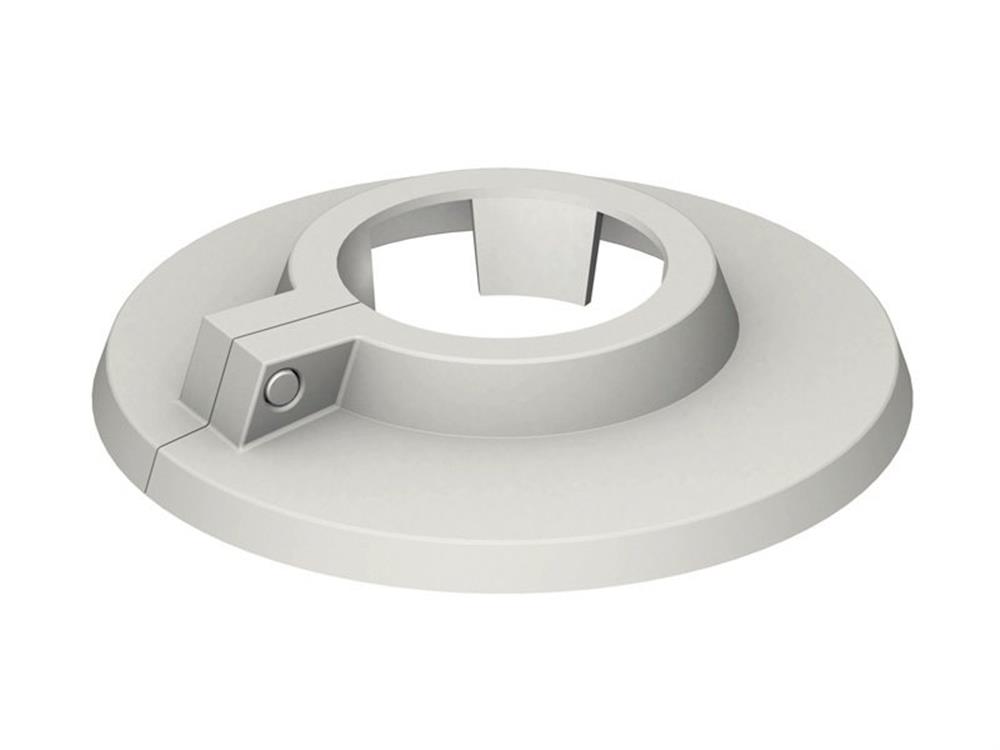 Plastic Rosette - 48mm, grey