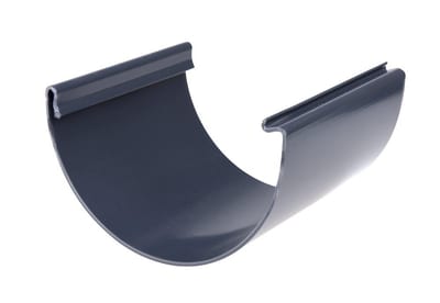 Plastmo Connecting piece plastic - Graphite, 11"