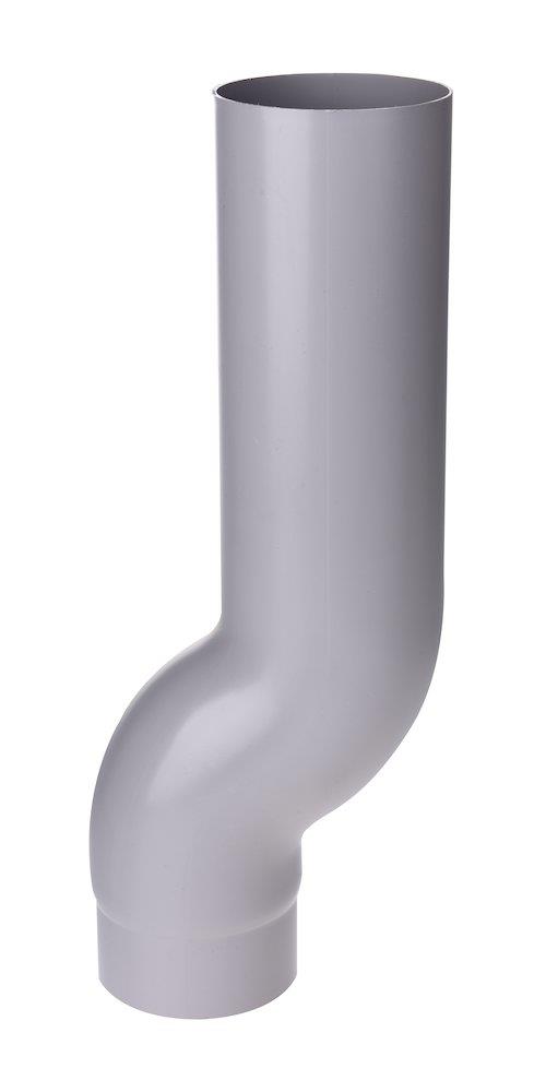Plastmo Downspout plastic - 90mm, grey