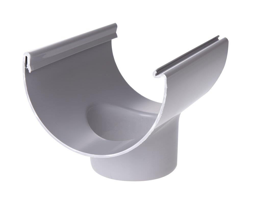 Plastmo Spout Piece plastic - grey, 10"