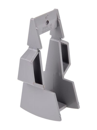 Plastmo Triangular Wedge plastic - 4mm, 10, 10", grey