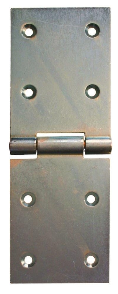 PN Leaf hinge with fixed brass pin - 75mm, 209mm, El-galvanised steel