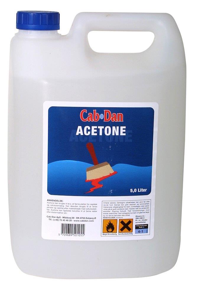 Polar Acetone 5L Canister Industrial Solvent