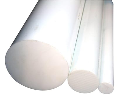 Polyester Round bar PETP natural - 125mm, 1000mm