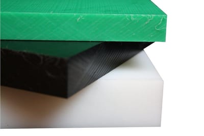 Polyethylene Plate PE500 black - 2005mm, 1020mm, 60mm