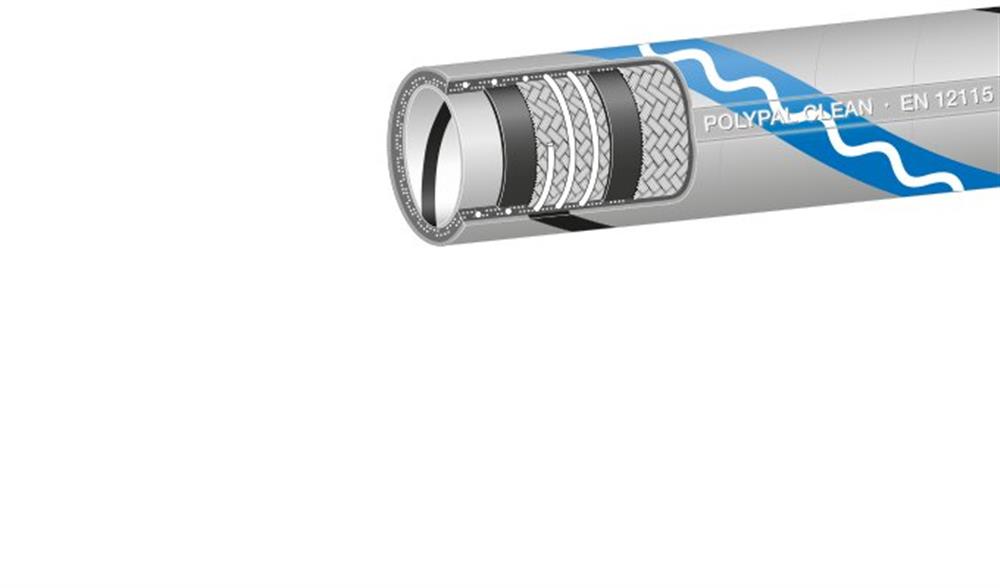 Polypal clean Chemical hose UPE - 1", 25mm, 100°C, 16bar