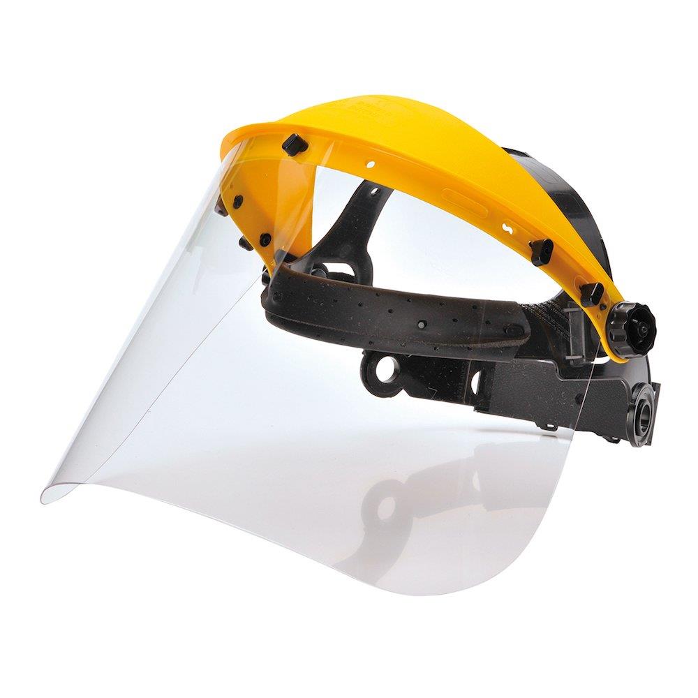 Portwest PW91 Face Shield complete - Clear, EN 166