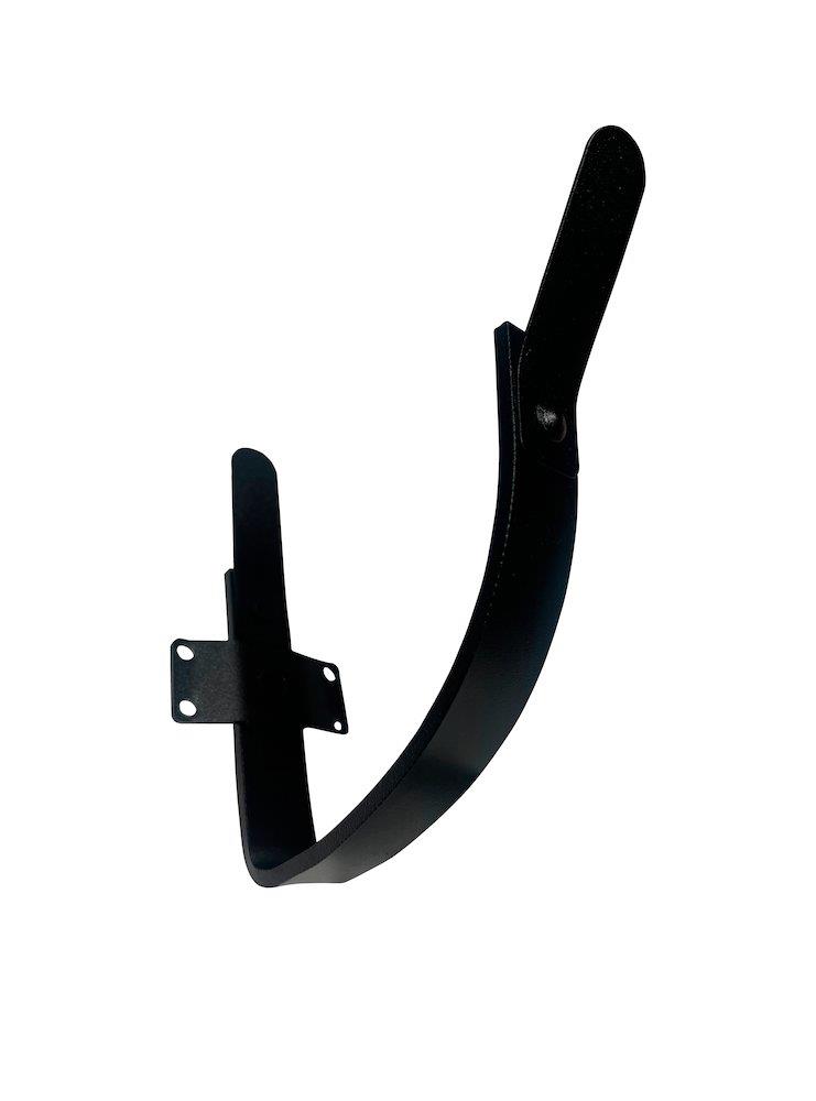 Prefa Console Iron 03 black 1/4 round struktur - 400mm, 14", Aluminium, 30mm, Konsol