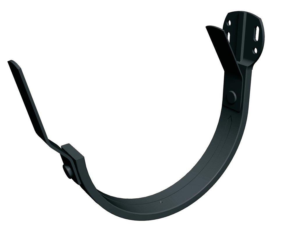 Prefa Console Iron 03 black aluminium 1/2 round konsol - 280mm, 11", P 10 nupret