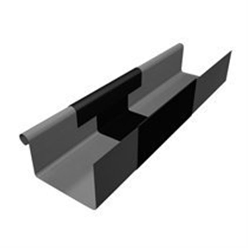Prefa Expansion Piece 03 black square aluminium - 400mm, P 10 textured