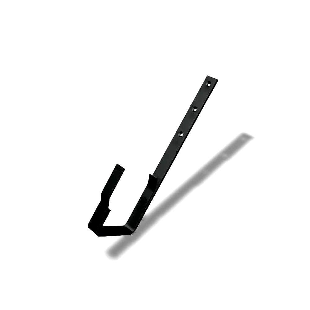 Prefa Gutter Bracket 03 Black Aluminium Square - 250mm