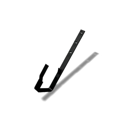 Prefa Gutter Bracket 03 black aluminium square - 400mm
