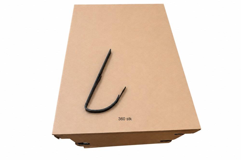 Prefa Gutter Bracket project pallet 01 brown 1/4 round struktur - 333mm, 12", Aluminium, 30mm, short