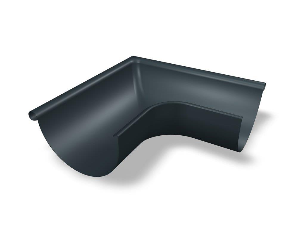 Prefa Miter 02 anthracite aluminium 1/2 round - 333mm, 12", P 10 nupret 10497987