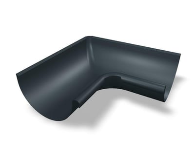 Prefa Miter 02 anthracite aluminium 1/2 round - 333mm, 12", P 10 nupret 10497994