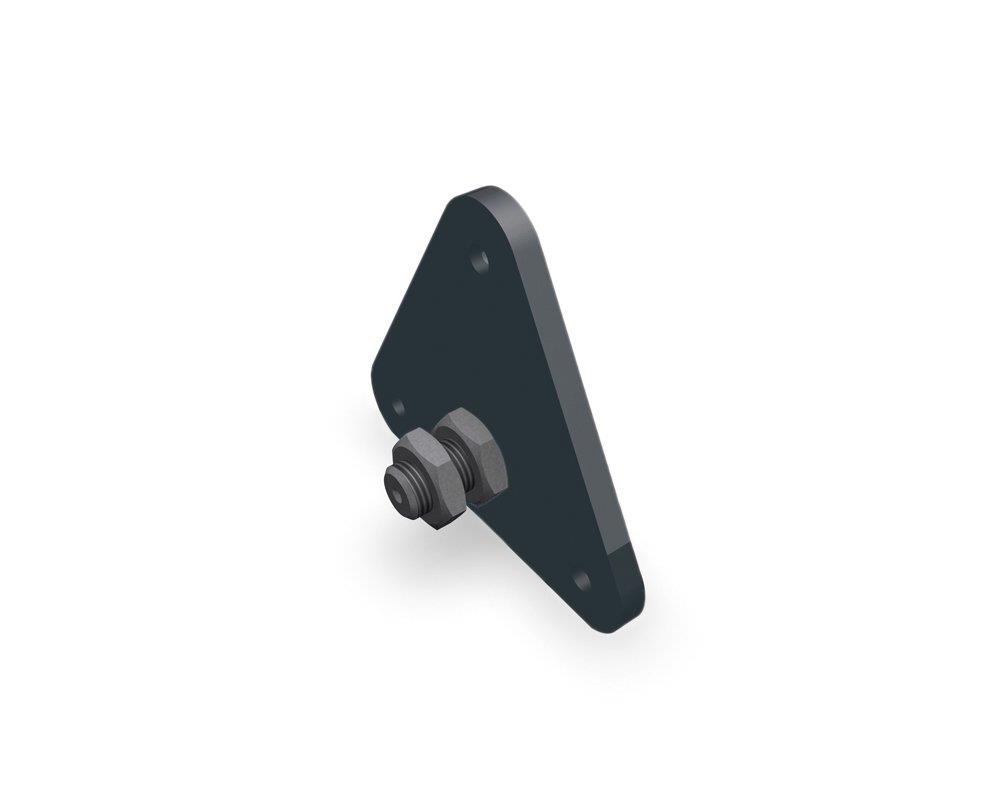 Prefa Mounting Plate 02 anthracite aluminium - P 10 lak