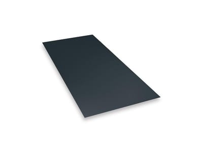 Prefa Prefalz Aluminum Plate seamable 02 anthrazit grey - 0,7mm, without foil, P 10 nupret, 1000mm, 100kg, 7016