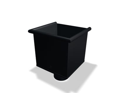 Prefa Water Collection Box 03 black aluminium - 100mm, P 10 nupret