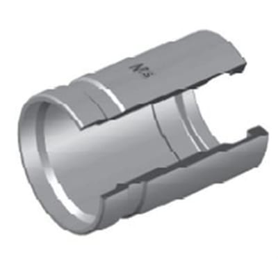 Press cap acid-resistant Corrugated PTFE hoses - 2", 63mm, 69mm
