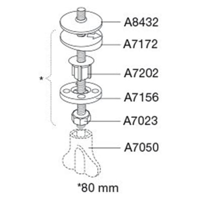 Pressalit Bracket fixed - 10166780