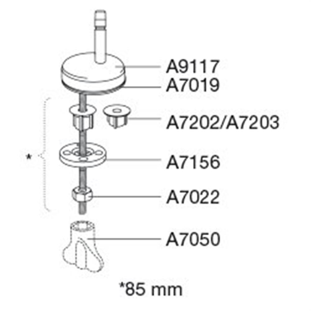 Pressalit Bracket universal - 10166784