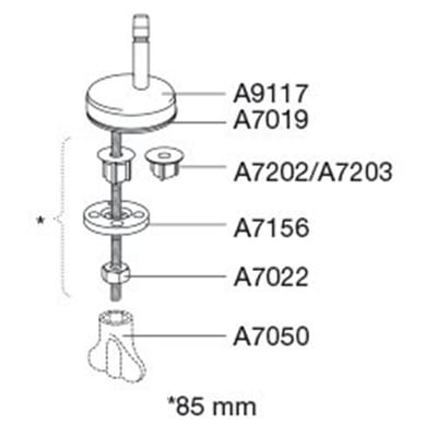 Pressalit Bracket universal - 10166784