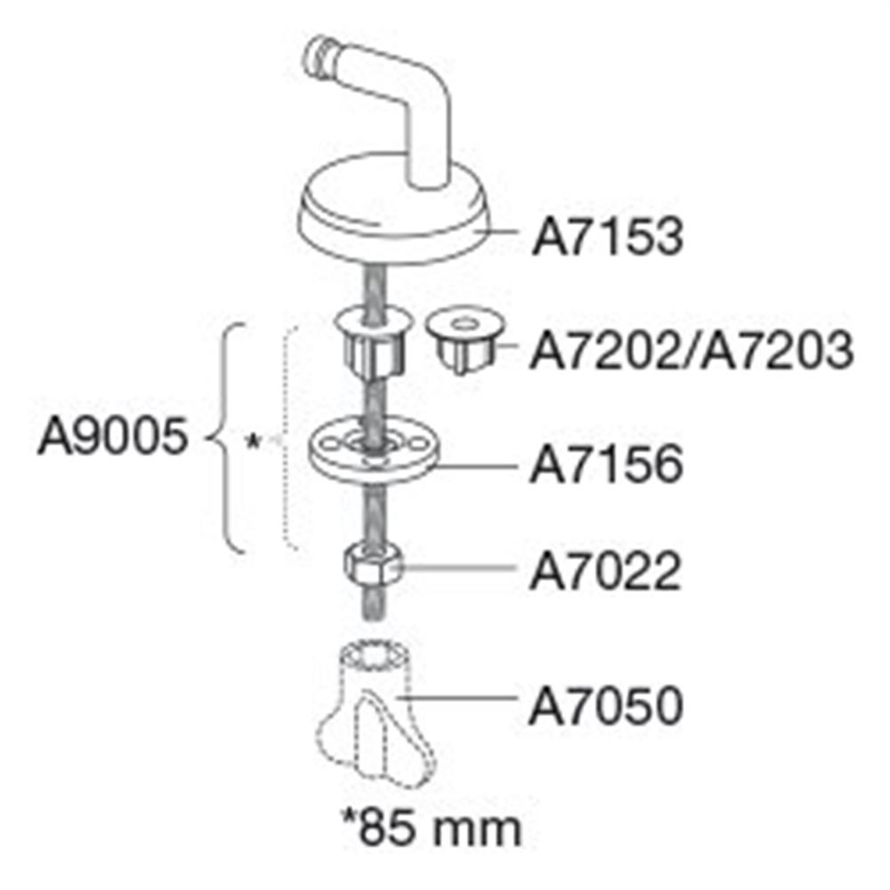 Pressalit Bracket universal - 10166787