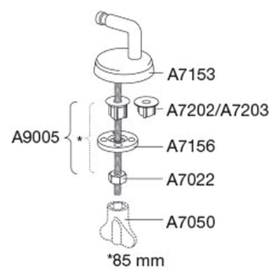 Pressalit Bracket universal - 10166787