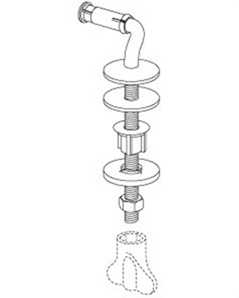 Pressalit Cera Bracket fixed