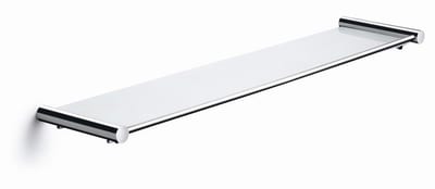 Pressalit CHOICE Glass Shelf polished steel - 588mm, 135mm, Chrome-plated