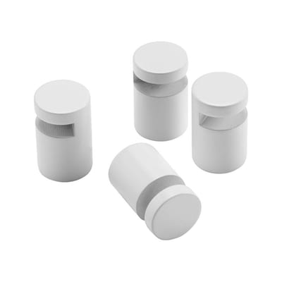 Pressalit CHOICE Mirror Fitting Matte White 30 mm Depth