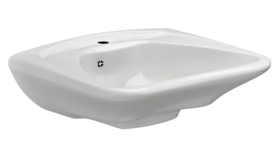 Pressalit Mateix Curve Hand basin ergonomic with overflow hole
