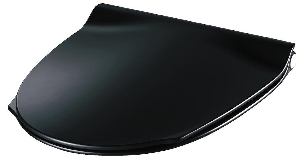 Pressalit Sign Art Toilet seat - Yes, black, Soft close, Quick release
